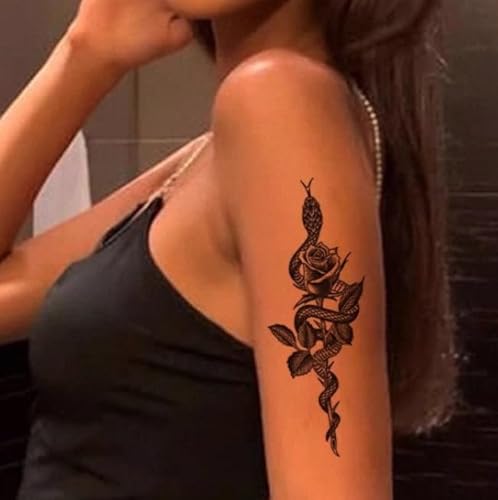 Männer Und Frauen Blume Arm Arm Süße Coole Kalb Rose Schlange Pflanzliche Temporäre Tattoo Aufkleber Gefälschte Saft Semi-Permanent Anhaltende 2 Wochen Männer Und Frauen Blume Arm Arm Süße Coole Kalb Rose Schlange Pflanzliche Temporäre Tattoo Aufkleber Gefälschte Saft Semi-Permanent Anhaltende 2 Wochen von GoDdis
