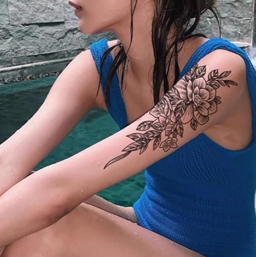 Pfingstrose Blume Narbe Abdeckung Einfache Blume Arm Blume Arm Pflanzliche Temporäre Tattoo Aufkleber Gefälschte Männer Und Frauen Wasserdicht Semi-Permanent Halten 2 Wochen Pfingstrose Blume Narbe Abdeckung Einfache Blume Arm Blume Arm Pflanzliche Temporäre Tattoo Aufkleber Gefälschte Männer Und Frauen Wasserdicht Semi-Permanent Halten 2 Wochen von GoDdis