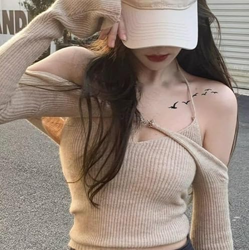 Sexy Heißes Mädchen Schlüsselbein Arm Möwe Kleines Muster Wasserdicht Nicht Reflektierend Anti-Rub Pflanzliche Temporäre Tattoo Aufkleber Gefälschte Männer Und Frauen Semi-Permanent Hält 2 Wochen Sexy Heißes Mädchen Schlüsselbein Arm Möwe Kleines Muster Wasserdicht Nicht Reflektierend Anti-Rub Pflanzliche Temporäre Tattoo Aufkleber Gefälschte Männer Und Frauen Semi-Permanent Hält 2 Wochen von GoDdis