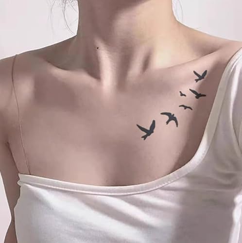 Stück Hot Girl Swallow Clavicle Waschbarer Anti-Rub Pflanzlicher Temporärer Tattoo-Aufkleber Gefälschter Saft Semi-Permanent Dauerhaft 2 Wochen Männer Und Frauen Stück Hot Girl Swallow Clavicle Waschbarer Anti-Rub Pflanzlicher Temporärer Tattoo-Aufkleber Gefälschter Saft Semi-Permanent Dauerhaft 2 Wochen Männer Und Frauen von GoDdis