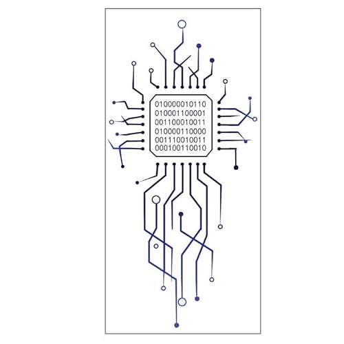 Ultimate Code Temporäre Tattoo-Aufkleber Für Männer Und Frauen Wasserdicht Hübsche Technologie Elektronischer Schaltplan Ai-Unterarm-Blumen-Arm-Tattoo-Aufkleber Fake-Tattoo Ultimate Code Temporäre Tattoo-Aufkleber Für Männer Und Frauen Wasserdicht Hübsche Technologie Elektronischer Schaltplan Ai-Unterarm-Blumen-Arm-Tattoo-Aufkleber Fake-Tattoo von GoDdis