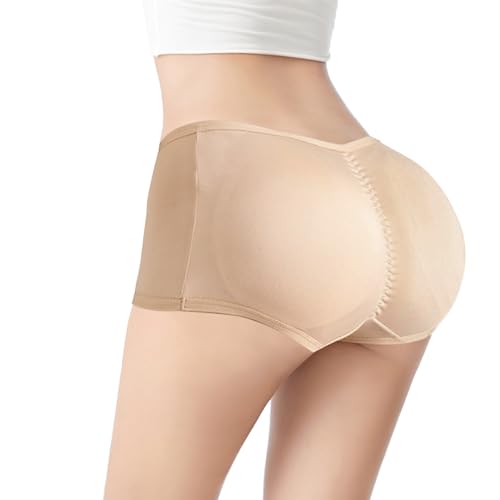 Damen Push Up Unterhose Höschen,Damen Butt Lifter Po Push Up,Damen Po Push Up Unterhose Butt,Damen Push Up Hip Enhancer (DE/NL/SE/PL, Alphanumerisch, M, Regular, Regular, Hautfarbe) von GoPaw