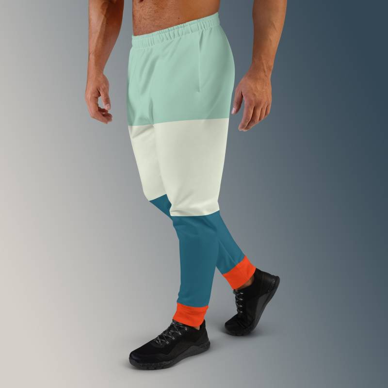 70Er Jahre Color Block Herren Joggers Mit Taschen | Gemütliche Jogginghose Schlafanzug Lounging Xs-3Xl von GoPolarisStudio