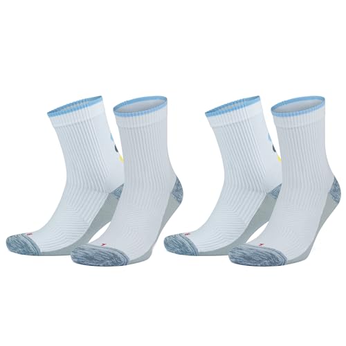 GoWith 1-2 Paar Kompressionsstrümpfe Damen & Herren (20-30 mmHg Klasse 2) Cushioned Stützstrümpfe, Thrombosestrümpfe, Kompressionssocken, Plantarfasziitis Socken, Sportsocken, Laufsocken 3588 von GoWith