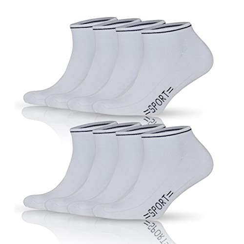 GoWith 4-8-12 Paar Sneaker Socken, Kurz Baumwolle Sportsocken für Damen, Perfekte Passform, Weiche und Bequeme, Atmungsaktiv Füßlinge, Laufsocken 2119 von GoWith