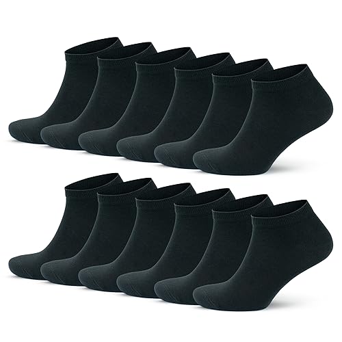 GoWith 4-8-12 Paar Sneaker Socken, Kurz Baumwolle Sportsocken für Damen, Perfekte Passform, Weiche und Bequeme, Atmungsaktiv Füßlinge, Laufsocken 2126 von GoWith