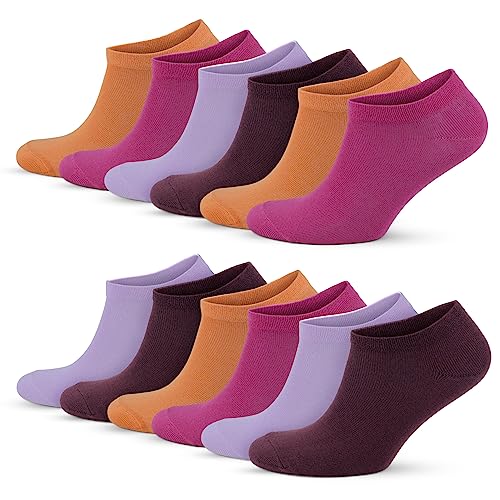 GoWith 4-8-12 Paar Sneaker Socken, Kurz Baumwolle Sportsocken für Damen, Perfekte Passform, Weiche und Bequeme, Atmungsaktiv Füßlinge, Laufsocken 2131 von GoWith