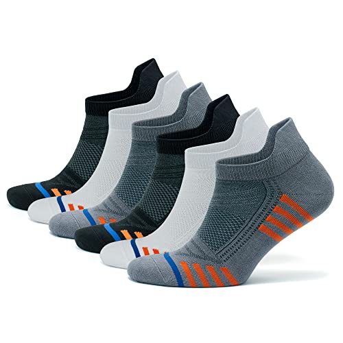 GoWith 6 Paar Bambus Sportsocken für Herren & Damen, Kurz Socken, Wandersocken, Laufsocken Atmungsaktiv, Sneakersocken, mit Geschenk Box, mit Dynamischem Halt und Flexibilität 3150 von GoWith