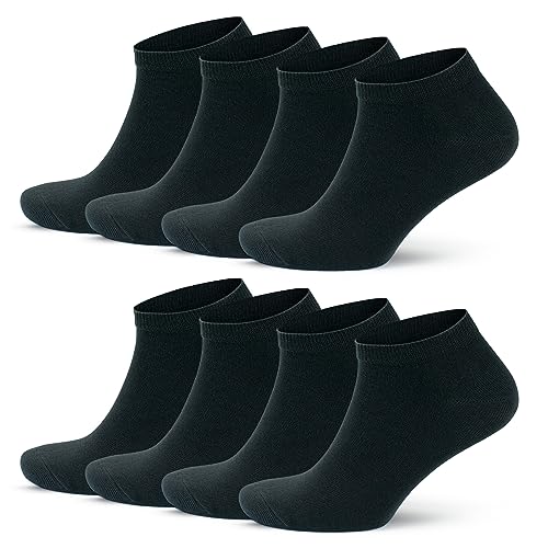GoWith 8 Paar Sneaker Socken aus Baumwolle, Kurz Socken für Damen, Weiche, Bequeme, Laufsocken, Bunte Sport Socken 39-42, OEKO TEX, 2126 von GoWith