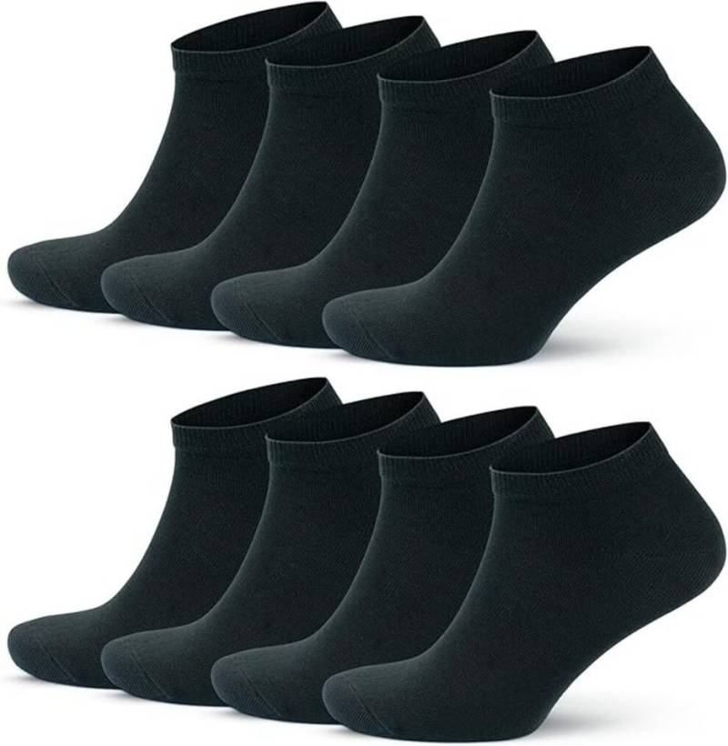 GoWith Sportsocken Sneakersocken Atmunsaktiv Füßlinge Weich & Bequem Herren (8-Paar) von GoWith