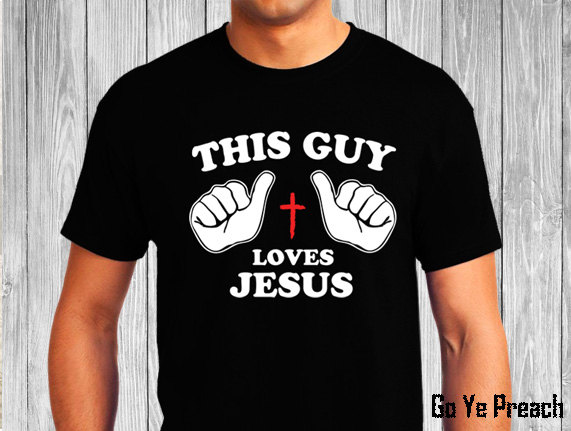Dieser Kerl Liebt Jesus - Christ T-Shirt Christian Apparel Glauben Shirt Religiöse Dieser Kerl Liebt Jesus - Christ T-Shirt Christian Apparel Glauben Shirt Religiöse von GoYePreach