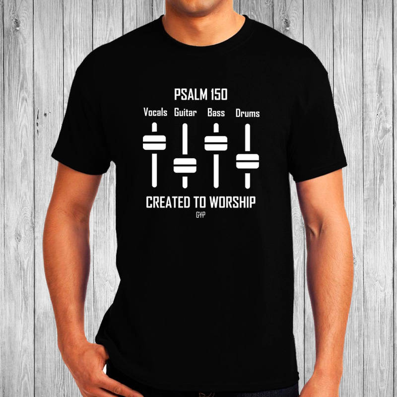 Erstellt, Um Sound Mixer Anzubeten - Christliches T-Shirt Christliche Bekleidung Glaube Shirt Religiöses Erstellt, Um Sound Mixer Anzubeten - Christliches T-Shirt Christliche Bekleidung Glaube Shirt Religiöses von GoYePreach