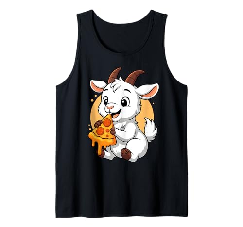 Lustige Ziege isst Pizza Grafik Jungen Mädchen Ziegenliebhaber Tank Top Lustige Ziege isst Pizza Grafik Jungen Mädchen Ziegenliebhaber Tank Top von Goat Eating Pizza Graphic Design