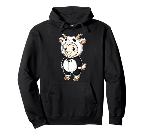 Kawaii Ziege im Panda Kostüm für Mädchen Kinder Ziegenliebhaber Pullover Hoodie Kawaii Ziege im Panda Kostüm für Mädchen Kinder Ziegenliebhaber Pullover Hoodie von Goat In Panda Costume Kawaii Design