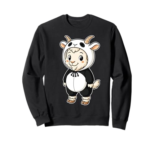 Kawaii Ziege im Panda Kostüm für Mädchen Kinder Ziegenliebhaber Sweatshirt Kawaii Ziege im Panda Kostüm für Mädchen Kinder Ziegenliebhaber Sweatshirt von Goat In Panda Costume Kawaii Design