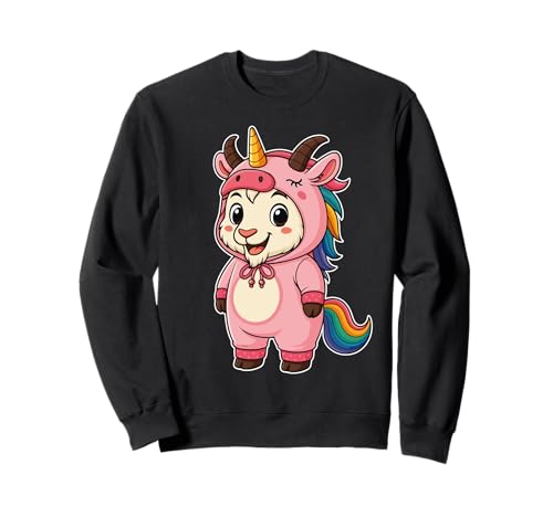 Kawaii Ziege im Einhorn Kostüm für Mädchen Kinder Einhorn Liebhaber Sweatshirt Kawaii Ziege im Einhorn Kostüm für Mädchen Kinder Einhorn Liebhaber Sweatshirt von Goat In Unicorn Costume Kawaii Design