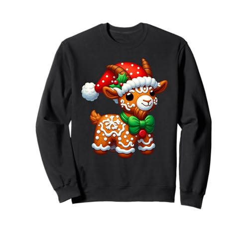 Lustiger Lebkuchenmann, Ziege, Weihnachten, Damen, Herren, Kinder Sweatshirt Lustiger Lebkuchenmann, Ziege, Weihnachten, Damen, Herren, Kinder Sweatshirt von Goat Lovers Christmas Cookie Costume Boy Girl