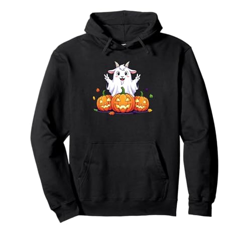 Lustige Ziege Geist Kürbis Boo Halloween Kinder Herren Damen Pullover Hoodie Lustige Ziege Geist Kürbis Boo Halloween Kinder Herren Damen Pullover Hoodie von Goat Lovers Halloween Ghost Pumpkin Outfits