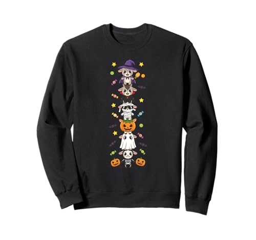 Lustige Ziege Hexe Vampir Geist Halloween Kinder Herren Damen Sweatshirt Lustige Ziege Hexe Vampir Geist Halloween Kinder Herren Damen Sweatshirt von Goat Lovers Halloween Skeleton Mummy Outfits