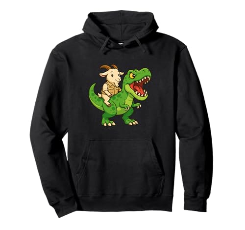 Lustige Ziege Dinosaurier Trex Zoo Tierliebhaber Jungen Mädchen Kinder Pullover Hoodie Lustige Ziege Dinosaurier Trex Zoo Tierliebhaber Jungen Mädchen Kinder Pullover Hoodie von GoatAxis1