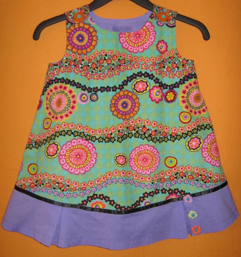 Hazel Jumper Kleid Mädchen Größen 1 - 4 von GoatgirlCalicos