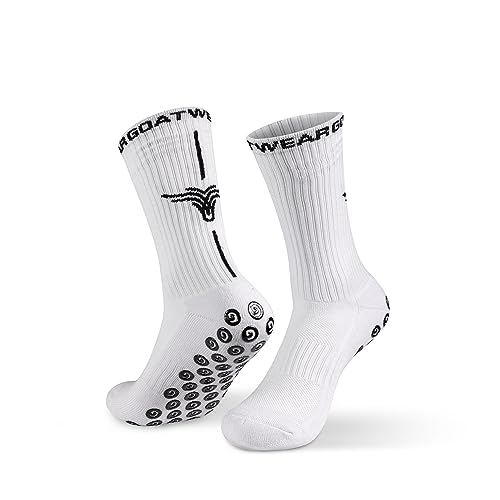 Goatwear PREMIUM FUSSBALLSOCKEN I Innovative High-Grip-Technologie I Hoher Komfort I Rutschfest + Atmungsaktiv I Sportsocken Designed In Deutschland von Goatwear