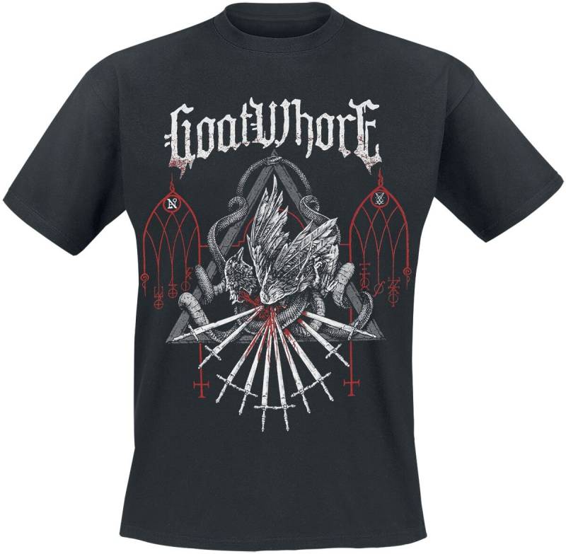 Goatwhore T-Shirt - Angels Hung From The Arches Of Heaven - S bis XXL - für Männer - Größe M - schwarz  - Lizenziertes Merchandise! Goatwhore T-Shirt - Angels Hung From The Arches Of Heaven - S bis XXL - für Männer - Größe M - schwarz  - Lizenziertes Merchandise! von Goatwhore