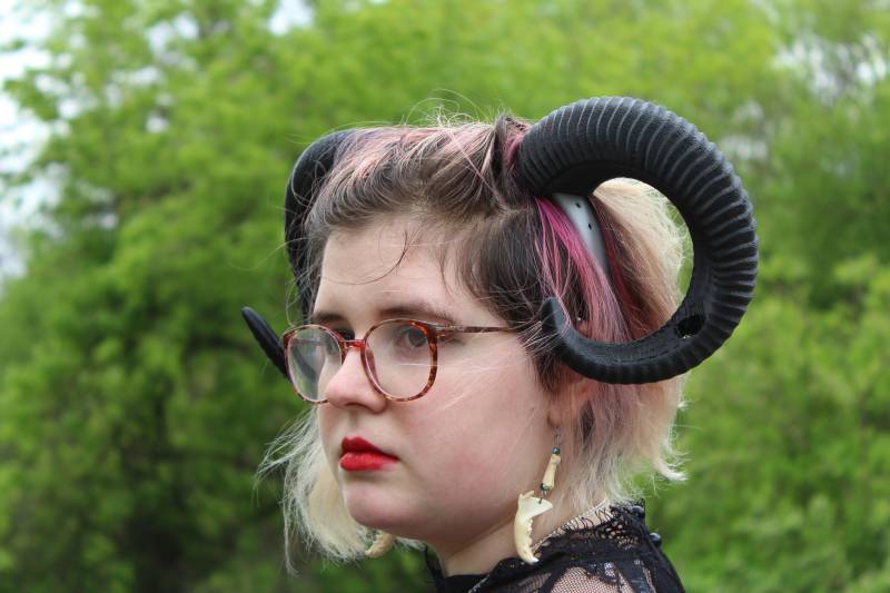 Eingelötet Widder Hörner Eingelötet Widder Hörner von GoblinMarketStudio