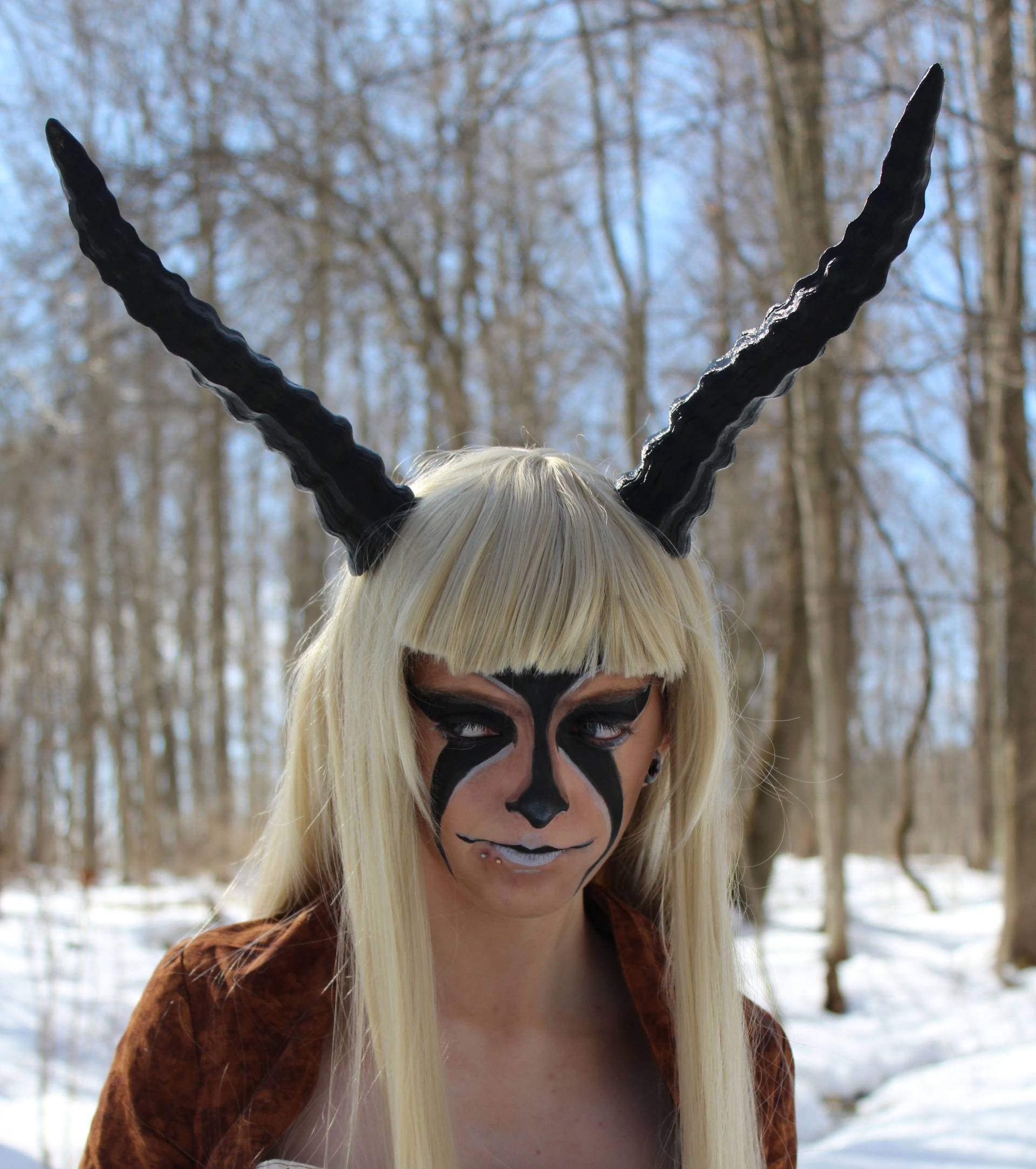 Ibex Hörner, Verstellbar Am Stirnband Ibex Hörner, Verstellbar Am Stirnband von GoblinMarketStudio