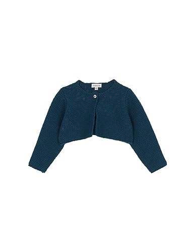 GOCCO Baby-Mädchen Chaqueta Punto BOBO Polo-Pullover, Azul PAVO, 12-18 Monate von Gocco