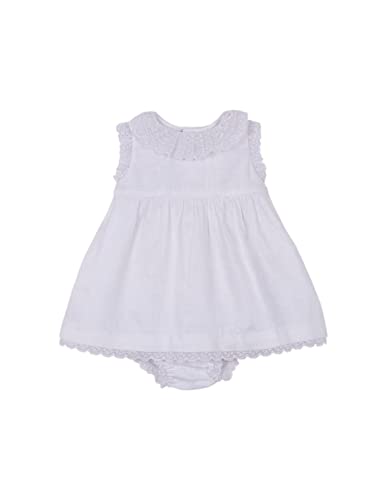 GOCCO Baby - Mädchen Vestido Largo Con Tiras BORDADAS Kleid, Blanco ROTO, von Gocco
