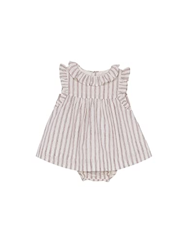 GOCCO Baby - Mädchen Vestido Rayas Marsala Kleid, Blanco ROTO, von Gocco