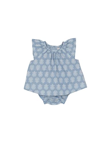 GOCCO Unisex-Baby CONJUNTO Estampado Indio Kleid, Azul, von Gocco