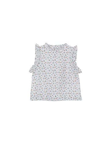 GOCCO Baby - Mädchen Camisa FLORECITAS Con Volante EN SISA Y Businesshemd, Blanco ROTO, von Gocco