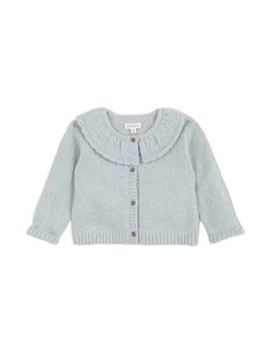 Gocco Baby-Mädchen Jacke mit Rüschenkragen Pullover, Meeresgrün, 12-18 Monate von Gocco