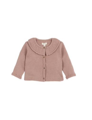 Gocco Baby-Mädchen Jacke mit Rüschenkragen Pullover, Rosa, 18-24 Monate von Gocco