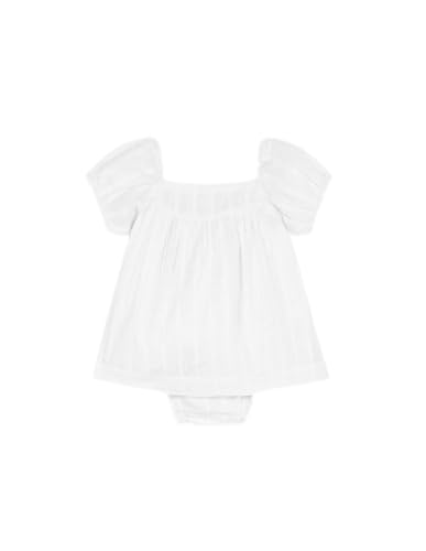 Gocco Baby-Mädchen Vestido Manga Volumen Kleid, Gebrochenes Weiß, 92 von Gocco