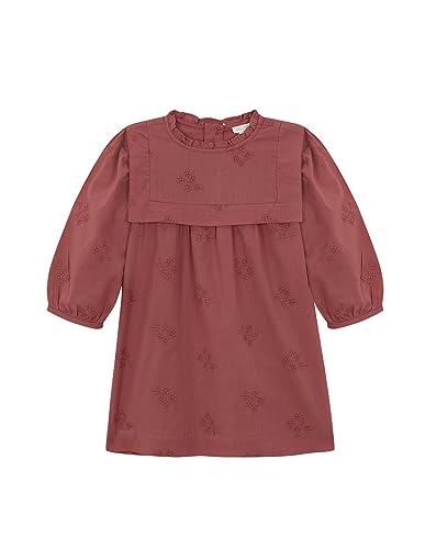 Gocco Mädchen Besticktes Kleid, Koralle dunkel, 9-10 Jahre von Gocco