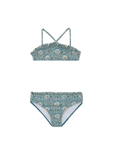 Gocco Mädchen Bikini Estampado Flores Bikini, Azul pato, von Gocco