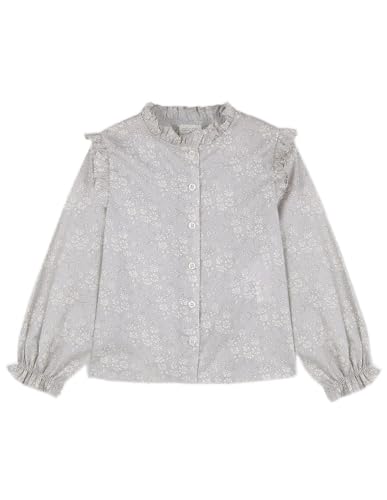 Gocco Mädchen Blusa Liberty Flores Hemd, Grau (Gris Nuevo), 10 Jahre von Gocco