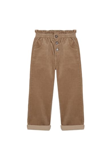 Gocco Mädchen Pantalon Cintura ELASTICA Elastischer Bund, Camel, 8 Jahre von Gocco