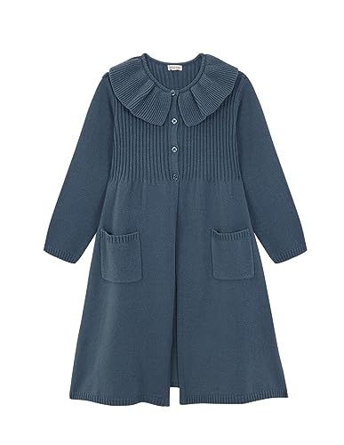 Gocco Mädchen Strickmantel Bademantel, Helles Petroleum, Regular von Gocco