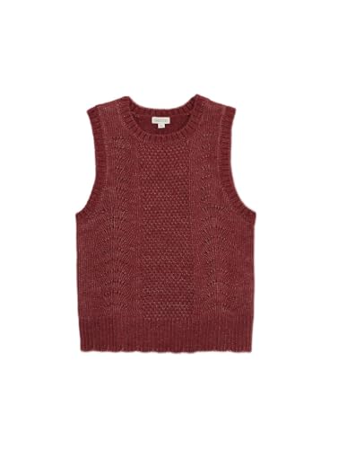 Gocco Mädchen Strickweste Pullover, Dunkle Erdbeere, 7-8 Jahre von Gocco