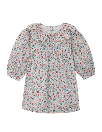 Gocco Mädchen Vestido Estampado Flores Kleid, Fresa Viejo, von Gocco