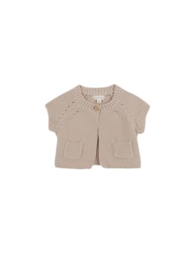 Gocco Unisex-Baby Chaleco DE Punto DE ARROZ Pullunder, Arena claro, von Gocco