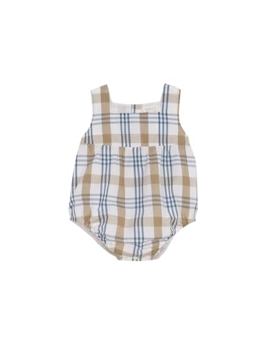 Gocco Unisex-Baby RANA Cuadros Kleid, Blanco roto, von Gocco