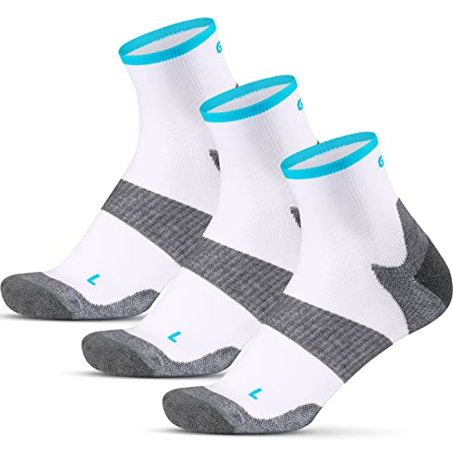 Gococo Technical Cushion 3-pack Sport- und Laufsocken, Anti-Blasen Polsterung, Atmungsaktiv, Schweißableitend für Damen & Herren, 45-47 von Gococo