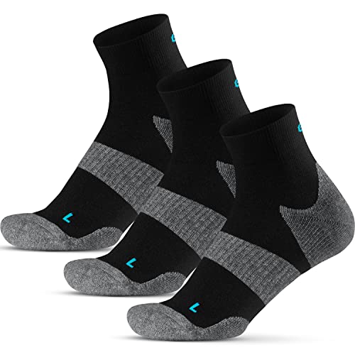 Gococo Technical Cushion 3-pack Sport- und Laufsocken, Anti-Blasen Polsterung, Atmungsaktiv, Schweißableitend für Damen & Herren, 35-38 von Gococo