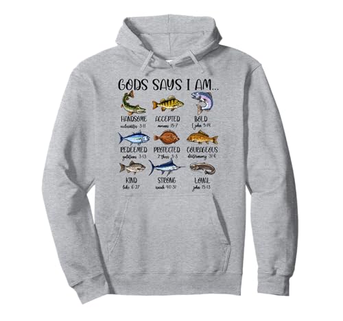 Kinder Gott SAGT, ich Bin Bass Fish Christlicher Junge Kleinkind Herren Jesus Pullover Hoodie Kinder Gott SAGT, ich Bin Bass Fish Christlicher Junge Kleinkind Herren Jesus Pullover Hoodie von God Say I Am Fishing Christian Toddler Boy Brother