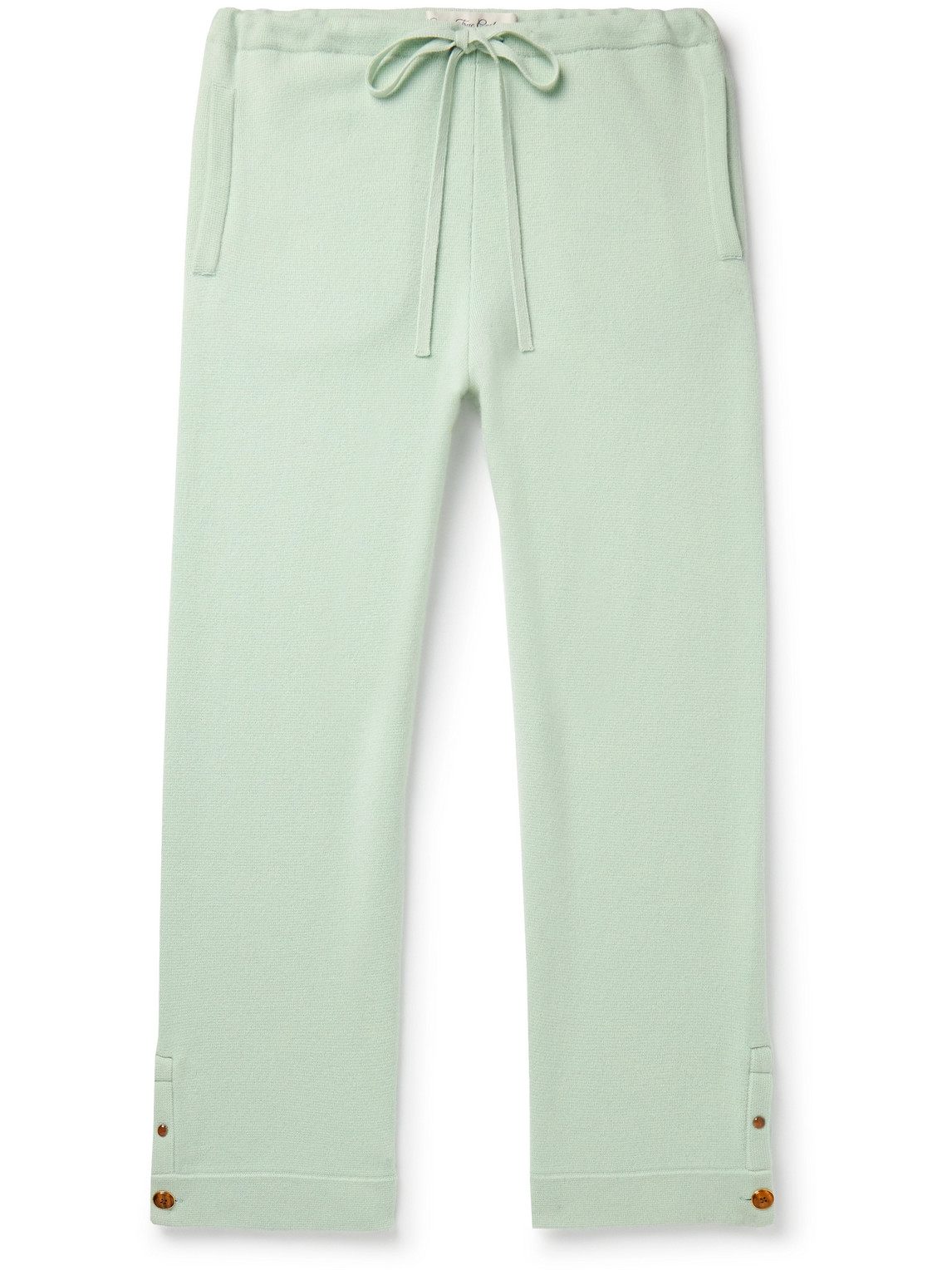 God's True Cashmere - Straight-Leg Cashmere Drawstring Trousers - Men - Green - L God's True Cashmere - Straight-Leg Cashmere Drawstring Trousers - Men - Green - L von God's True Cashmere